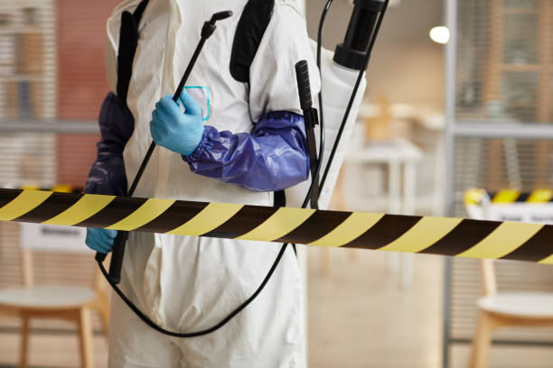 Professional Unattended Death Cleanup technician working in Albion, IL